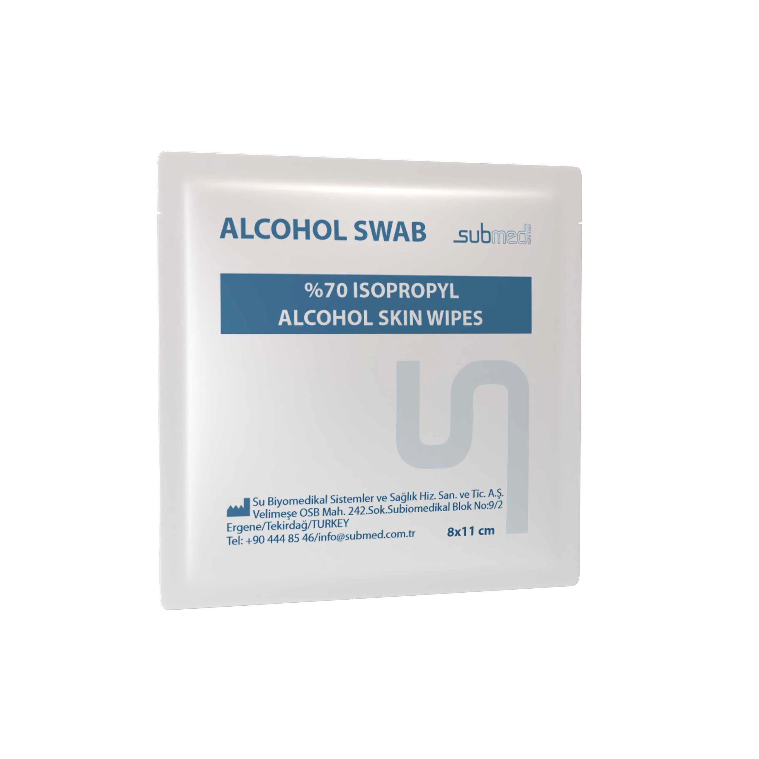 SUBMED Isopropyl Alcohol Wipes (70% IPA) - view 2