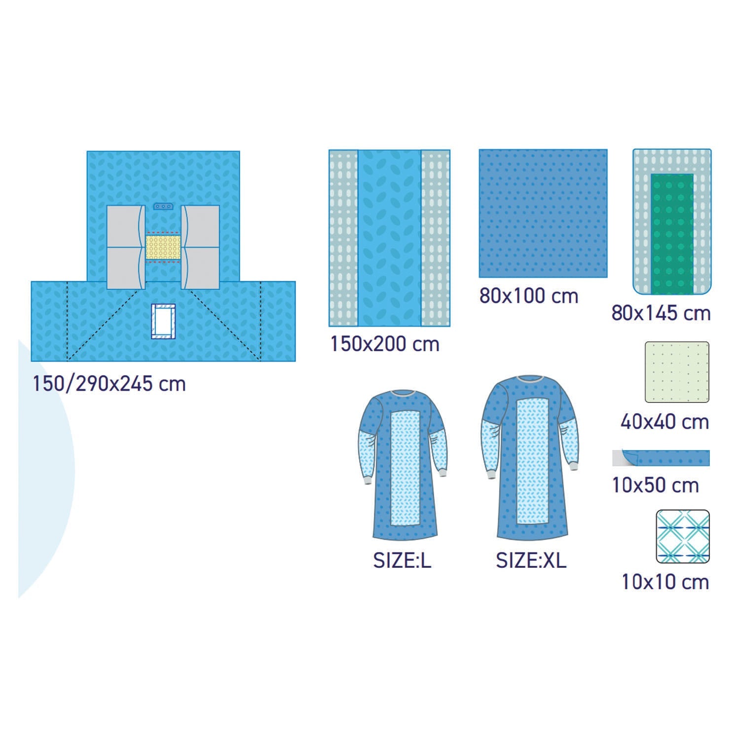 SUBMED Laparoscopy Surgery Set