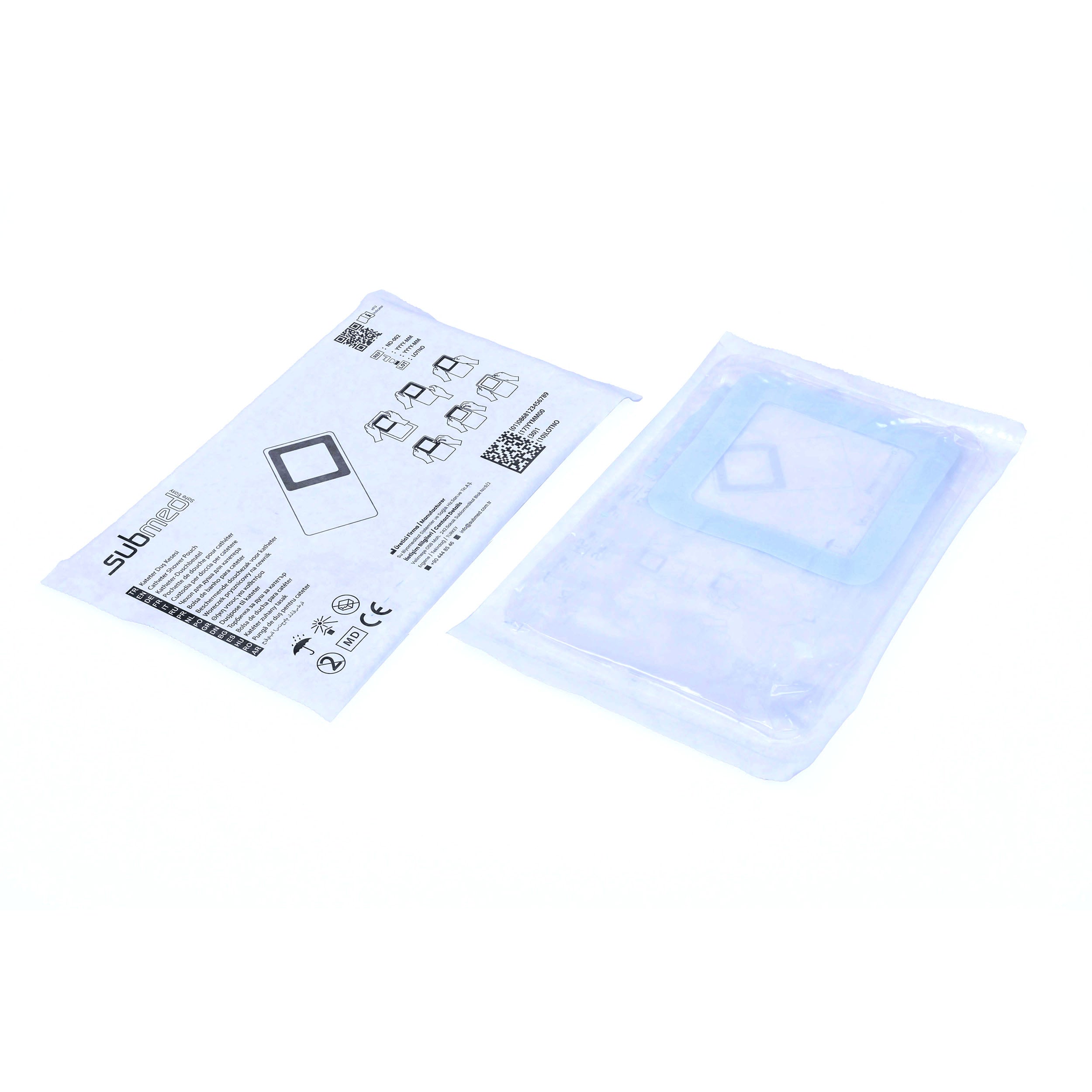 SUBMED Water Repellent Dialysis Catheter Shower Pouch - view 3