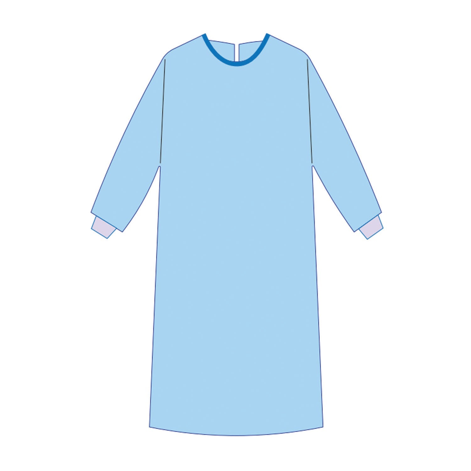SUBMED Patient Gown with Cuff