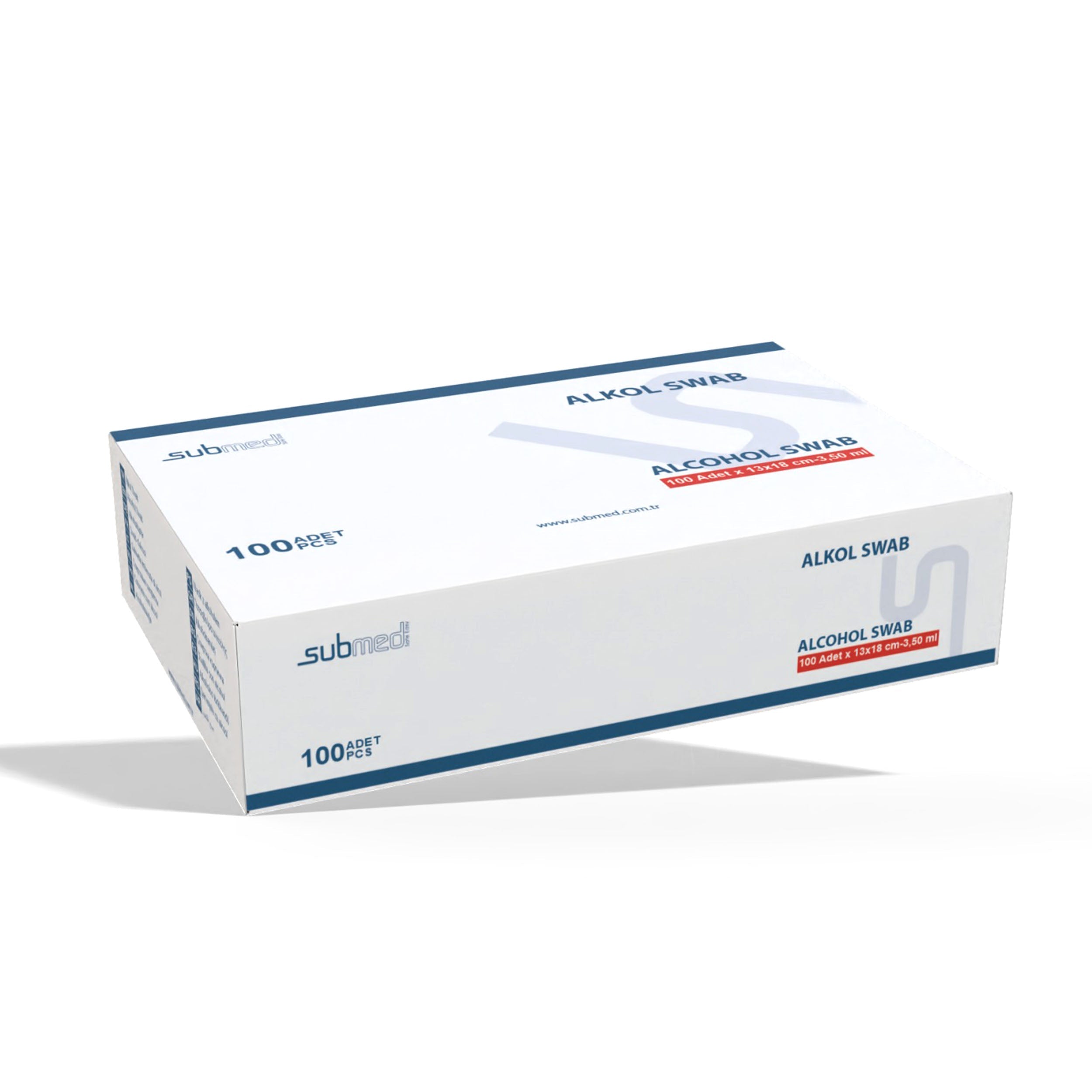 SUBMED Alcohol Wipes (2% CHG/70% IPA)